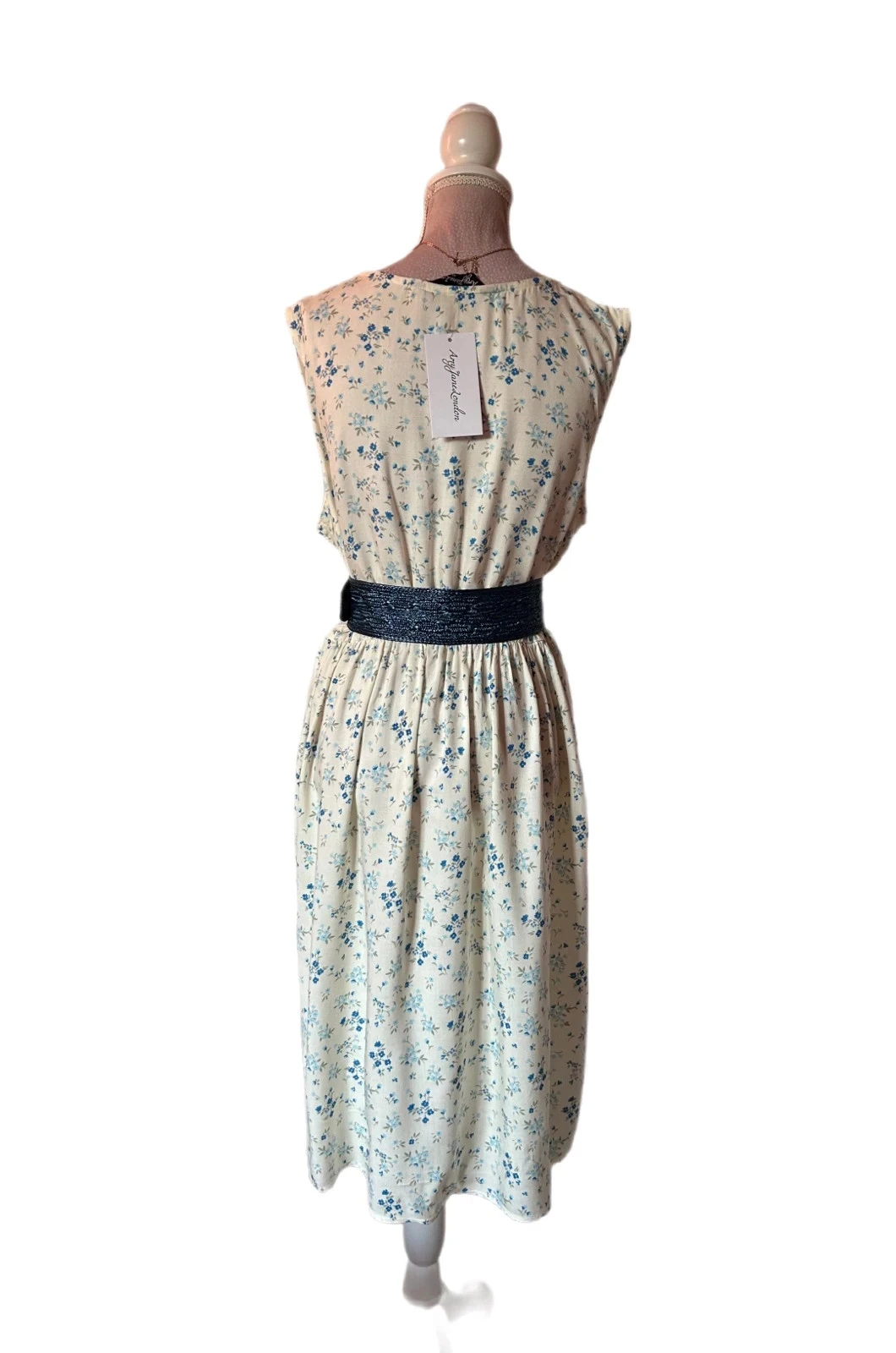 🩵🌿Vestido floral Amy Jane London boêmio cottagecore campestre pradaria romântico floral M/38🌿🩵 – photo 6